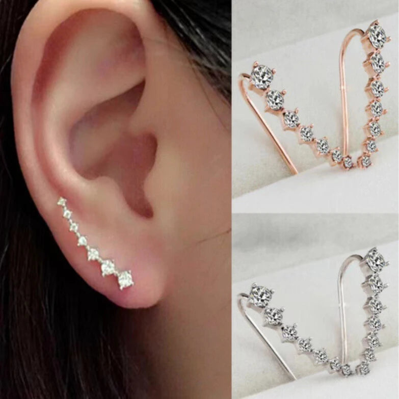 Seven Star Zircon Stud Earrings