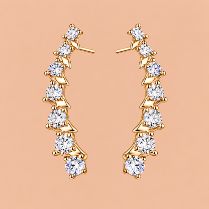 Seven Star Zircon Stud Earrings